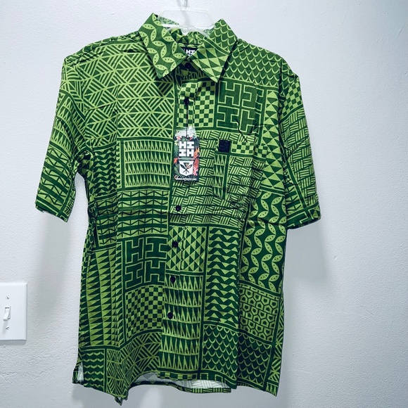 Hawaii's Finest Other - NWT Hawaii's Finest Men's Green Button Down Shirt sz XXL 2X NEW